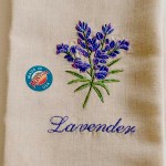 Lavender Linen Guest Towel
